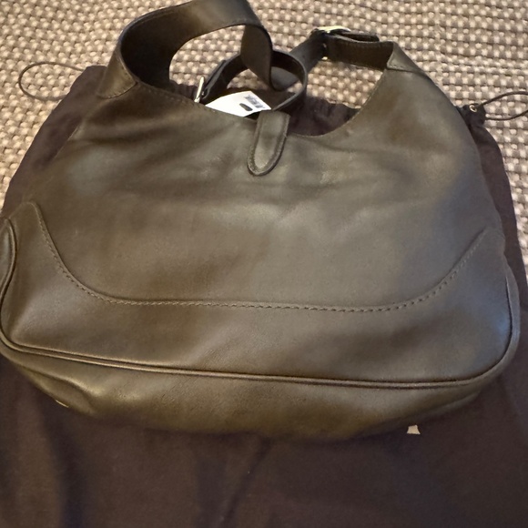 Vintage Gucci Medium 1961 Jackie Soft Leather Hobo Bag - Forest  NWT Never Used - Picture 4 of 16